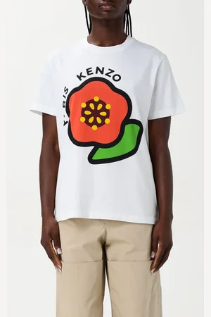 Kenzo T-shirt in cotone con stampa logo