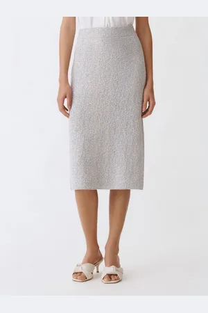 Fabiana Filippi Gonna midi in misto cotone