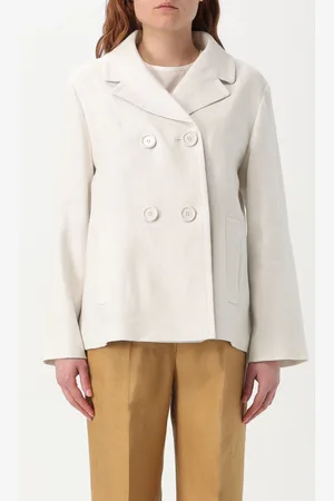 Max Mara Caban in lino e cotone