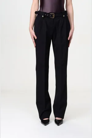 VERSACE Pantalone in misto viscosa