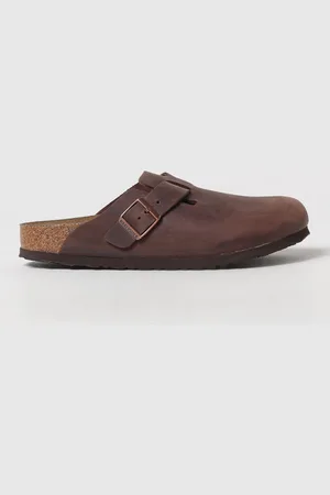 Birkenstock Sabot Boston in pelle oliata