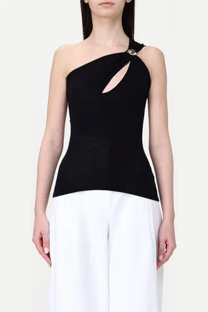FEDERICA TOSI Top monospalla con dettaglio cut-out