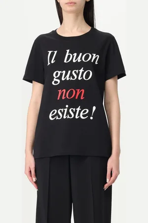Moschino T-shirt in cotone con slogan