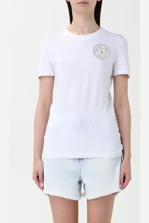 VERSACE T-shirt in cotone con logo