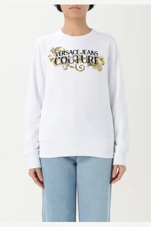 VERSACE Felpa a girocollo con logo