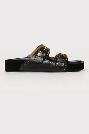 Isabel Marant Sandalo Lennyo in pelle con mini borchie