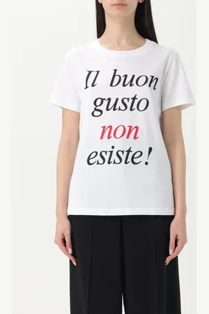 Moschino T-shirt in cotone con slogan