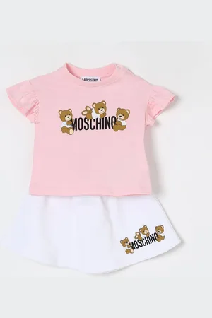 Moschino Coordinato in cotone Teddy Toy