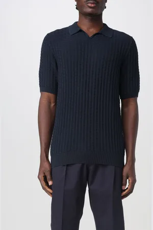 Boglioli Polo in maglia di cotone a coste