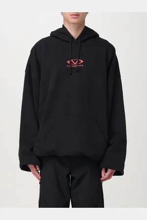 Vetements Felpa con cappuccio oversize con logo