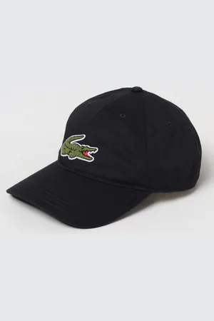 Lacoste Cappello in twill di cotone con logo ricamato