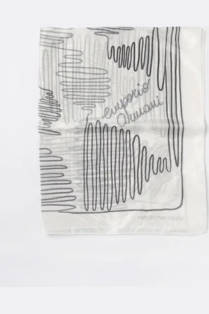 Emporio Armani Foulard in viscosa stampata