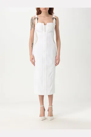 VERSACE Abito bustier in denim