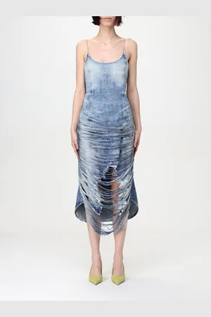 Diesel Abito in denim distressed