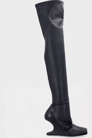 Rick Owens Stivale Cantilever in pelle
