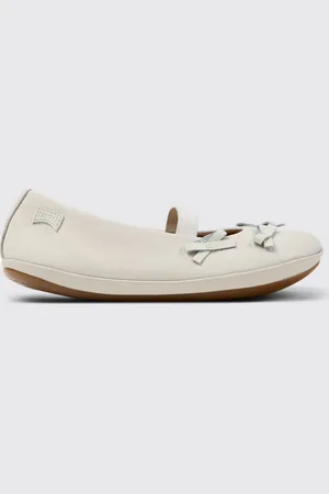 Camper Ballerina Twins in pelle con fiocchi applicati