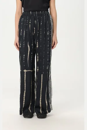 Mes Demoiselles Pantalone in viscosa con strass