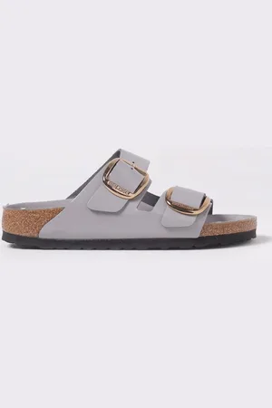 Birkenstock Sandalo Arizona Big Buckle in pelle spazzolata