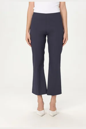 LIVIANA CONTI Pantalone cropped in crêpe