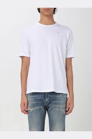 Diesel T-shirt basic in cotone con mini logo