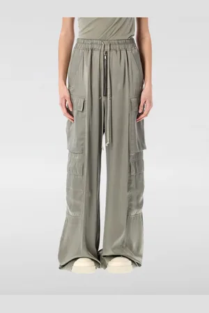 Rick Owens Pantalone cargo in misto viscosa