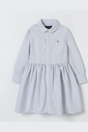 Ralph Lauren Abito chemisier in cotone a righe