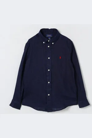 Ralph Lauren Camicia in lino con logo
