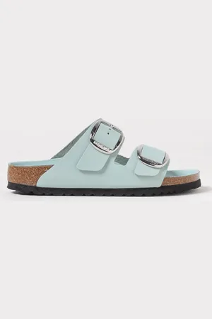 Birkenstock Sandalo Arizona Big Buckle in pelle spazzolata