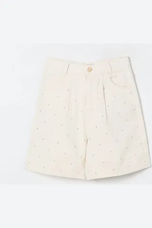 Michael Kors Pantaloncino di jeans con occhielli metallici