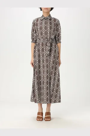 Max Mara Abito chemisier in cotone stampato
