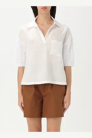 Max Mara Polo Pavidi in lino