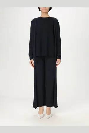 LIVIANA CONTI Cardigan a righe lungo in misto viscosa