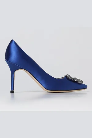 Manolo Blahnik Décolleté Hangisi in satin