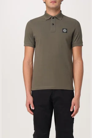 Stone Island Polo in cotone biologico piquet