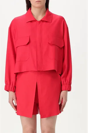 SIMONA CORSELLINI Camicia cropped in misto cotone