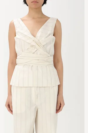 LIVIANA CONTI Top in cotone a righe