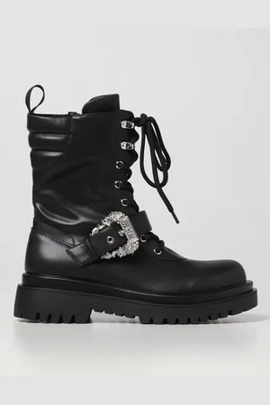 VERSACE Stivaletto in pelle sintetica