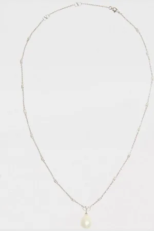 VALENTINO GARAVANI Collana in ottone con perla pendente