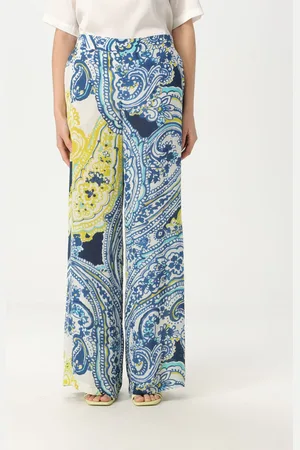 Maliparmi Pantalone in viscosa stampata