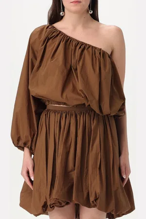 Serafini Top monospalla in misto cotone