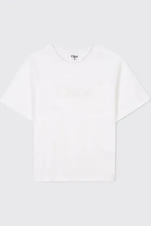 Chloé T-shirt in cotone con logo