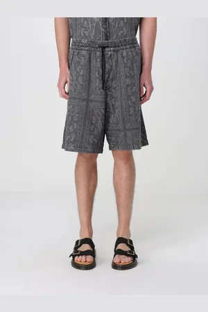 Armani Exchange Pantaloncino in lino e cotone stampato