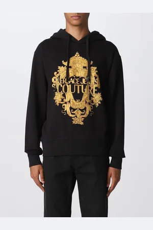 VERSACE Felpa con stampa barocca