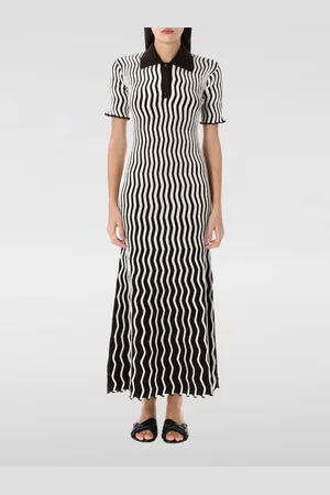 Bottega Veneta Abito chemisier in maglia di lana