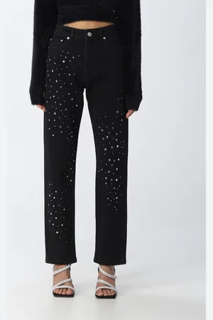 Chiara Ferragni Jeans con micro stelle all-over