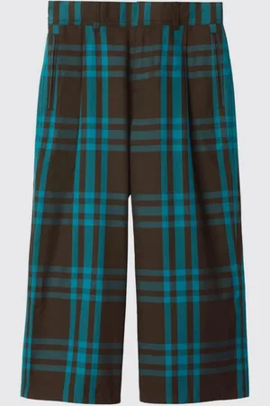 Burberry Pantalone tartan in cotone