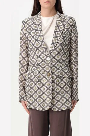 Maliparmi Blazer in viscosa stampata