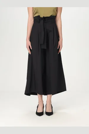 SIMONA CORSELLINI Pantalone cropped in cotone