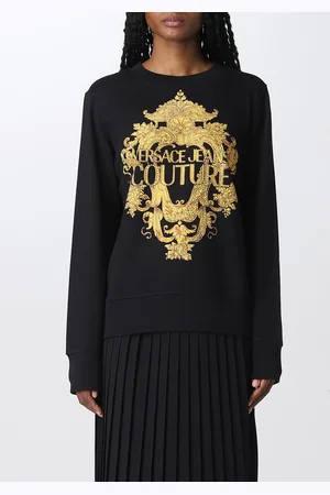 VERSACE Felpa con stampa barocca