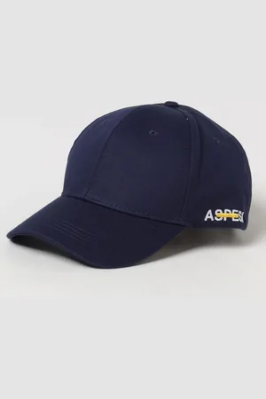 Aspesi Cappello in cotone con logo ricamato